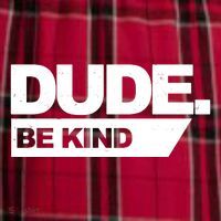 Dude Be Kind Anti Bullying Men's Flannel Plaid Pajama Pants thumb 2