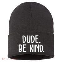 Dude Be Kind Anti Bully Sustainable Knit Beanie thumb 0