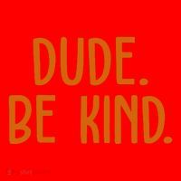 Dude Be Kind Anti Bully Santa Hat thumb 1
