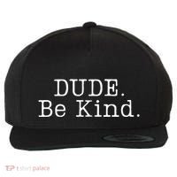 Dude Be Kind Every Child Matters Wool Snapback Cap thumb 0