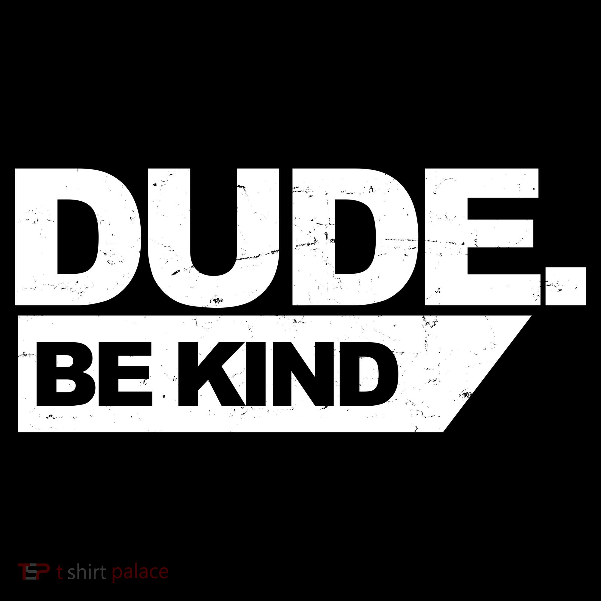 Dude Be Kind Anti Bullying Retro Coaster