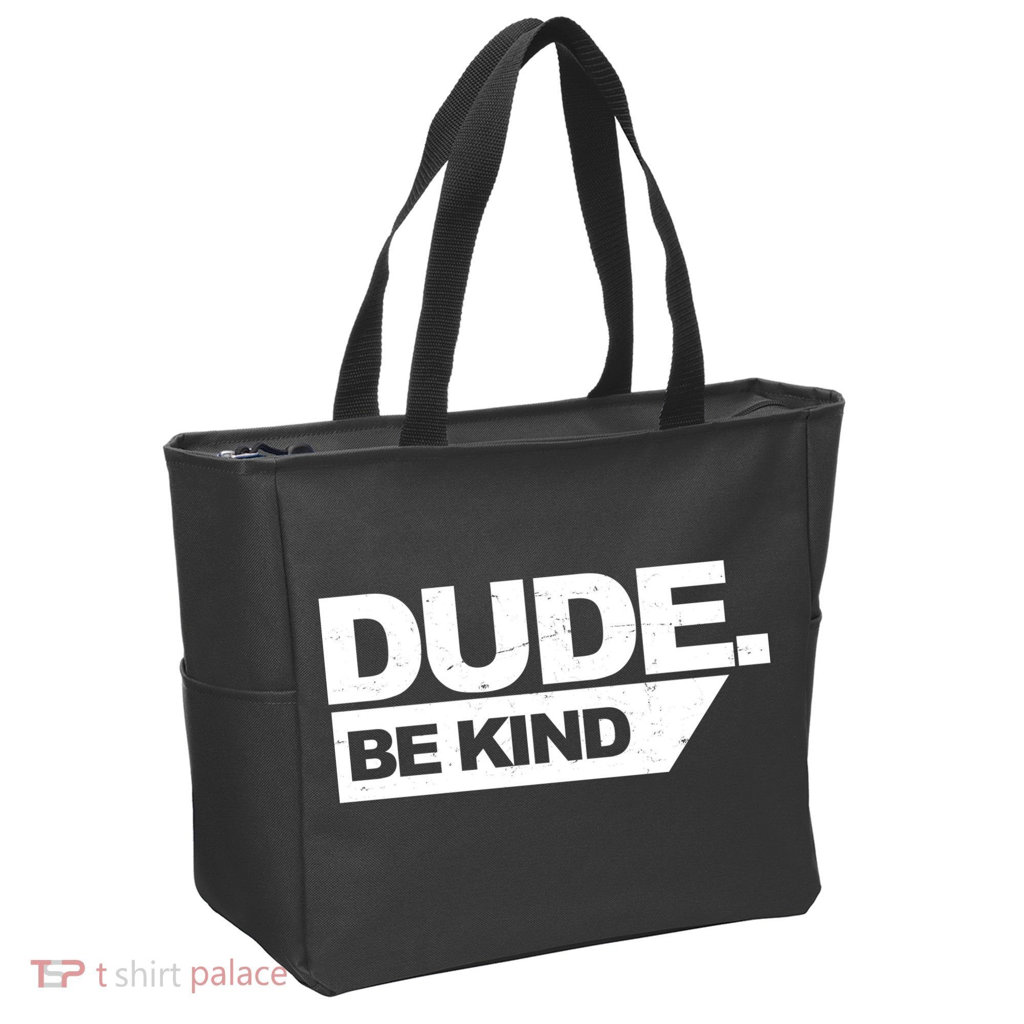 Dude Be Kind Anti Bullying Retro Tote Bag