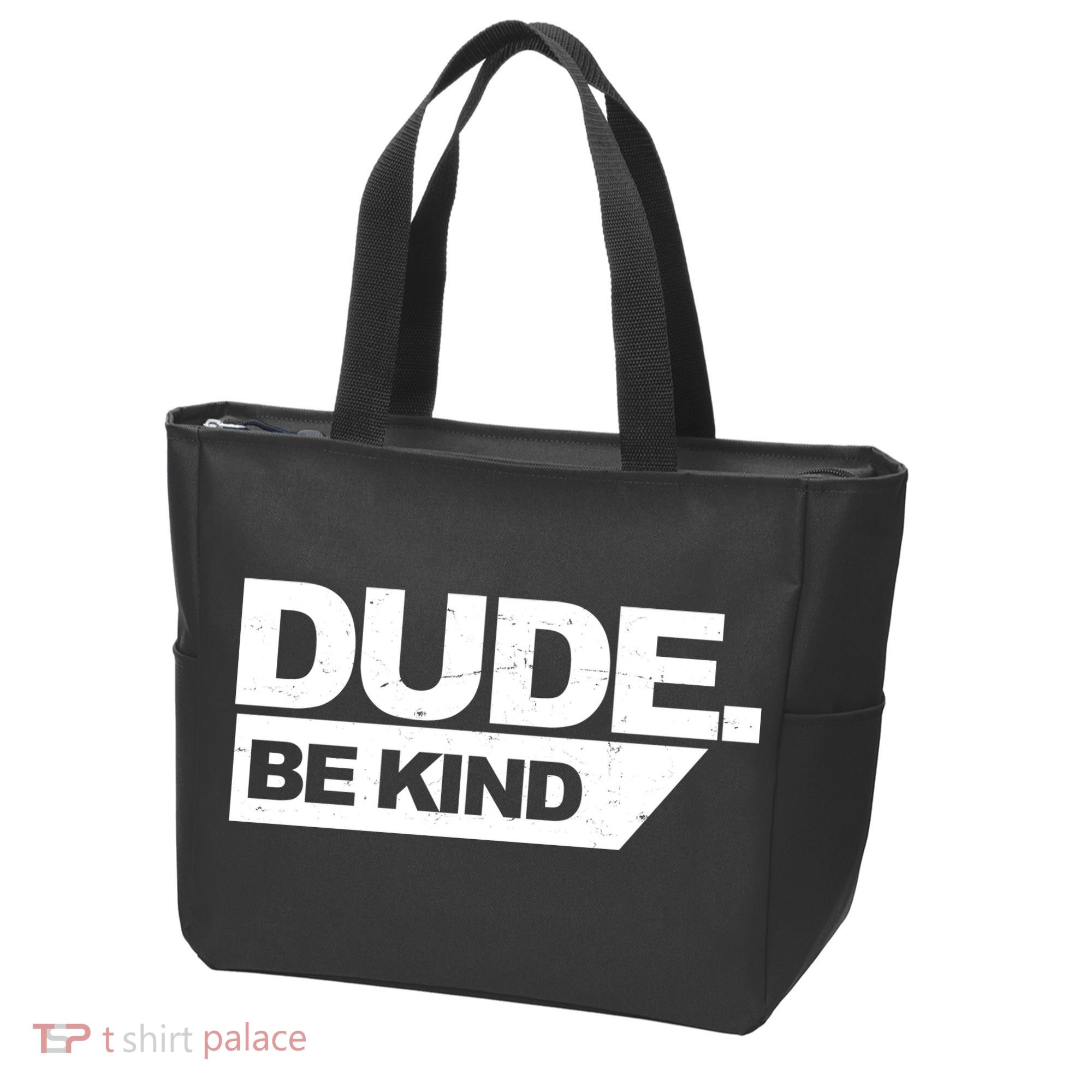 Dude Be Kind Anti Bullying Retro Tote Bag