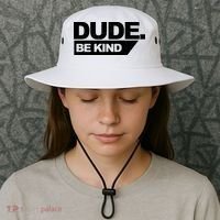 Dude Be Kind Anti Bullying Retro Bucket Hat thumb 3