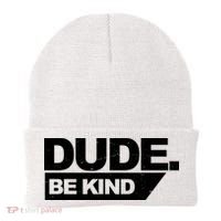 Dude Be Kind Anti Bullying Retro Beanie thumb 0