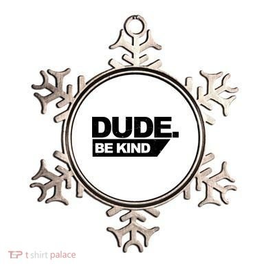 Dude Be Kind Anti Bullying Retro Ornament