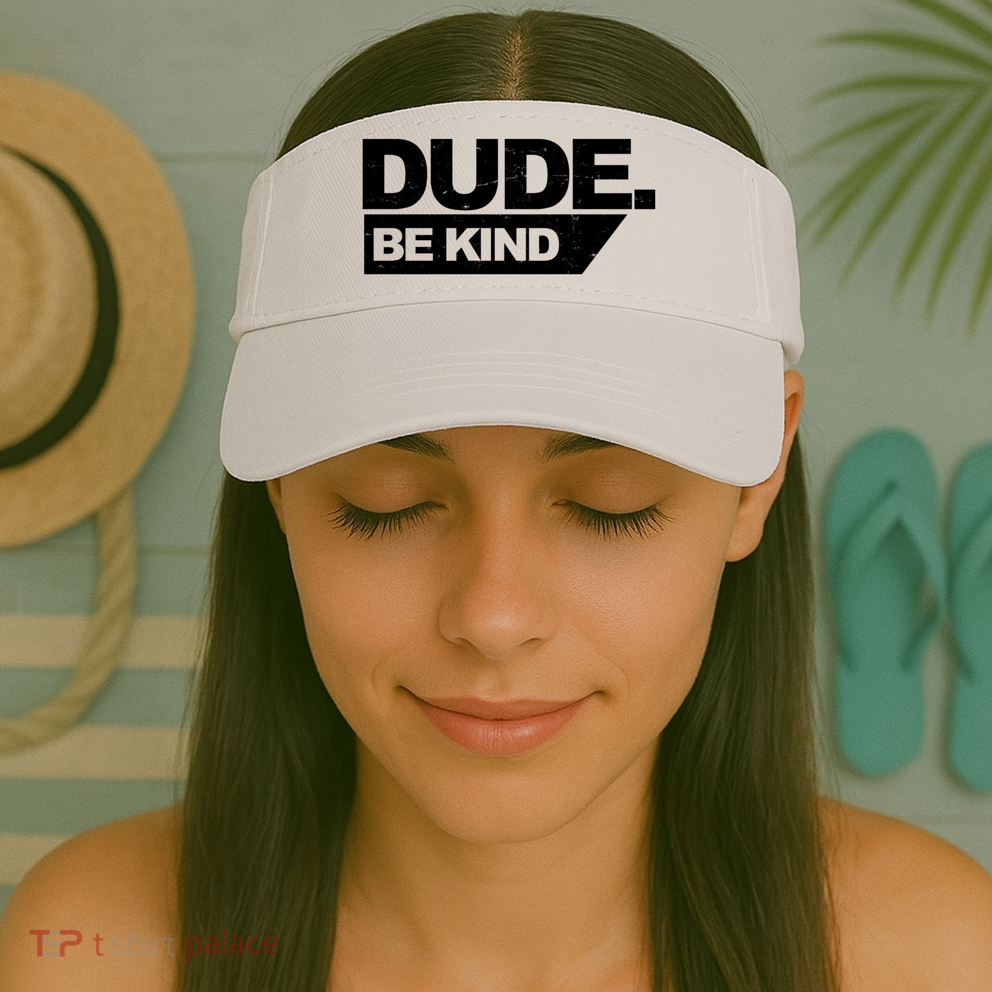 Dude Be Kind Anti Bullying Retro Visor