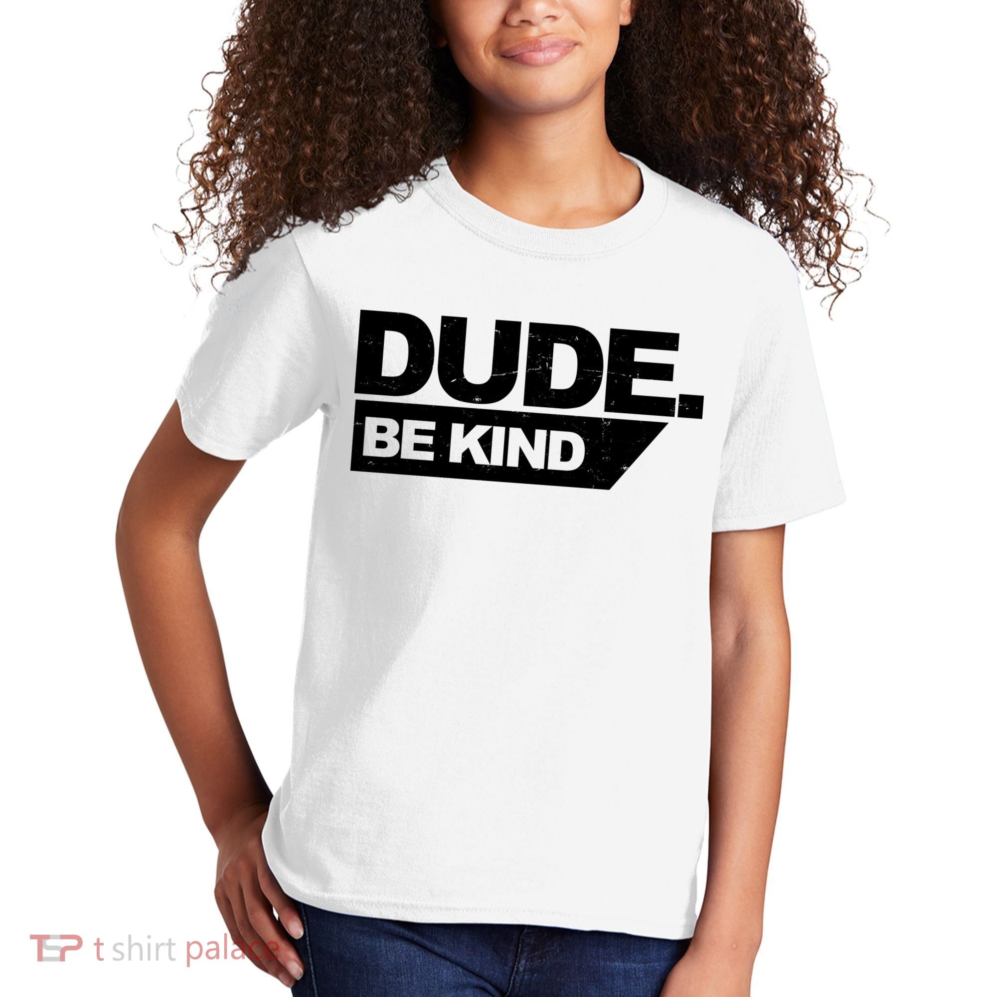 Dude Be Kind Anti Bullying Retro Kids T-Shirt