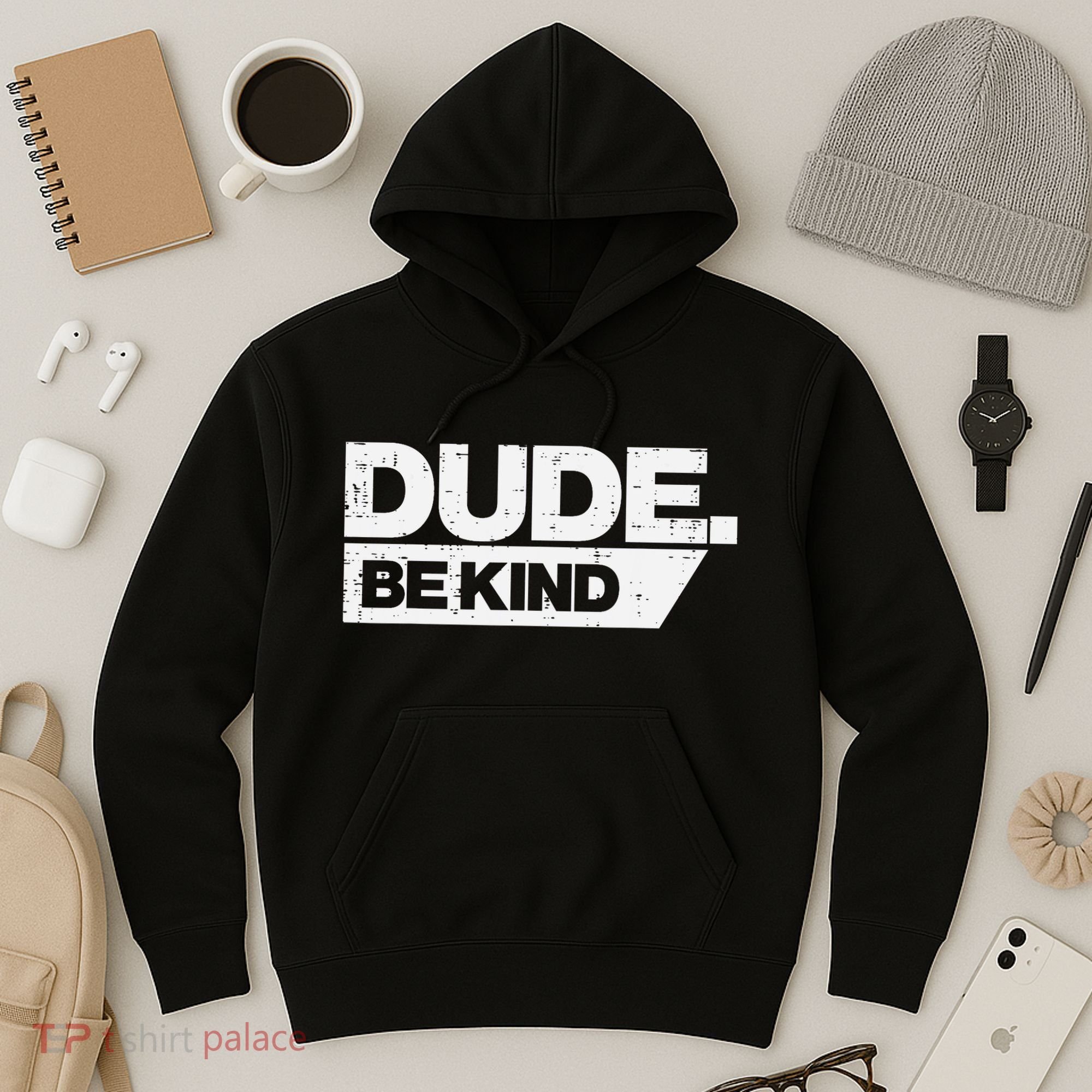 Dude Be Kind Kids Unity Day Orange Anti Bullying Hoodie