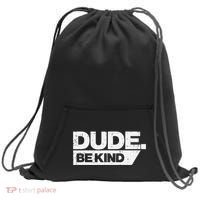 Dude Be Kind Kids Unity Day Orange Anti Bullying Sweatshirt Cinch Pack Bag thumb 0