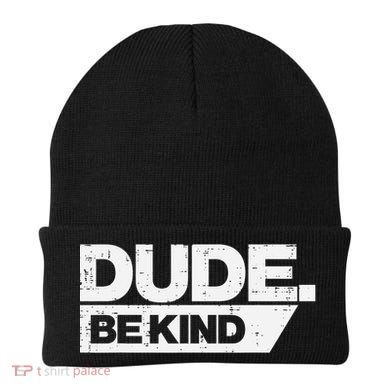 Dude Be Kind Kids Unity Day Orange Anti Bullying Beanie