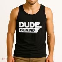 Dude Be Kind Kids Unity Day Orange Anti Bullying Tank Top thumb 3