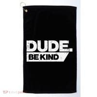 Dude Be Kind Kids Unity Day Orange Anti Bullying Golf Towel thumb 0