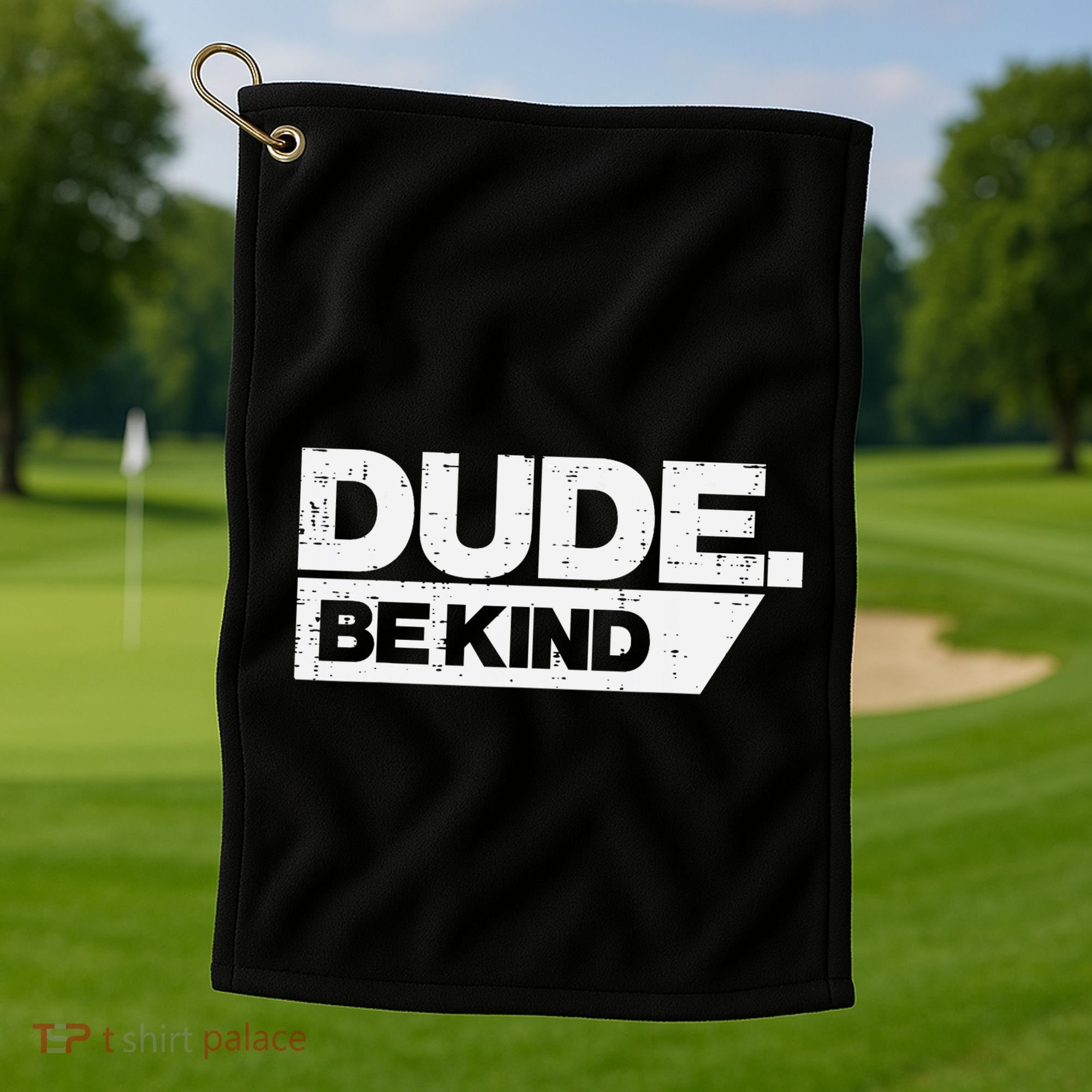 Dude Be Kind Kids Unity Day Orange Anti Bullying Golf Towel
