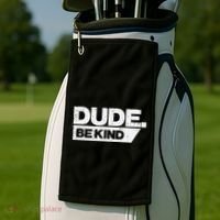 Dude Be Kind Kids Unity Day Orange Anti Bullying Golf Towel thumb 2