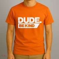 Dude Be Kind Kids Unity Day Orange Anti Bullying T-Shirt thumb 3