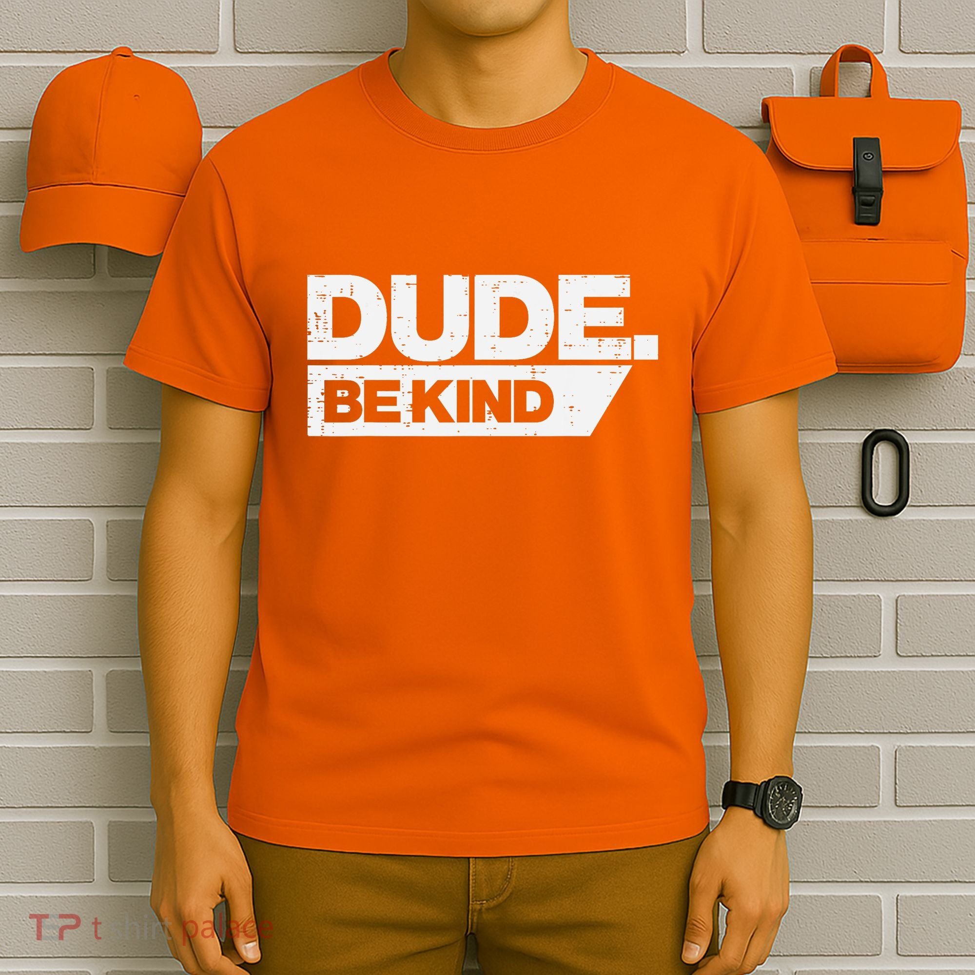 Dude Be Kind Kids Unity Day Orange Anti Bullying T-Shirt