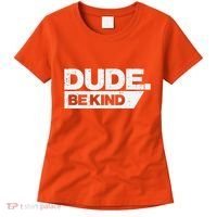 Dude Be Kind Kids Unity Day Orange Anti Bullying Women's T-Shirt thumb 0