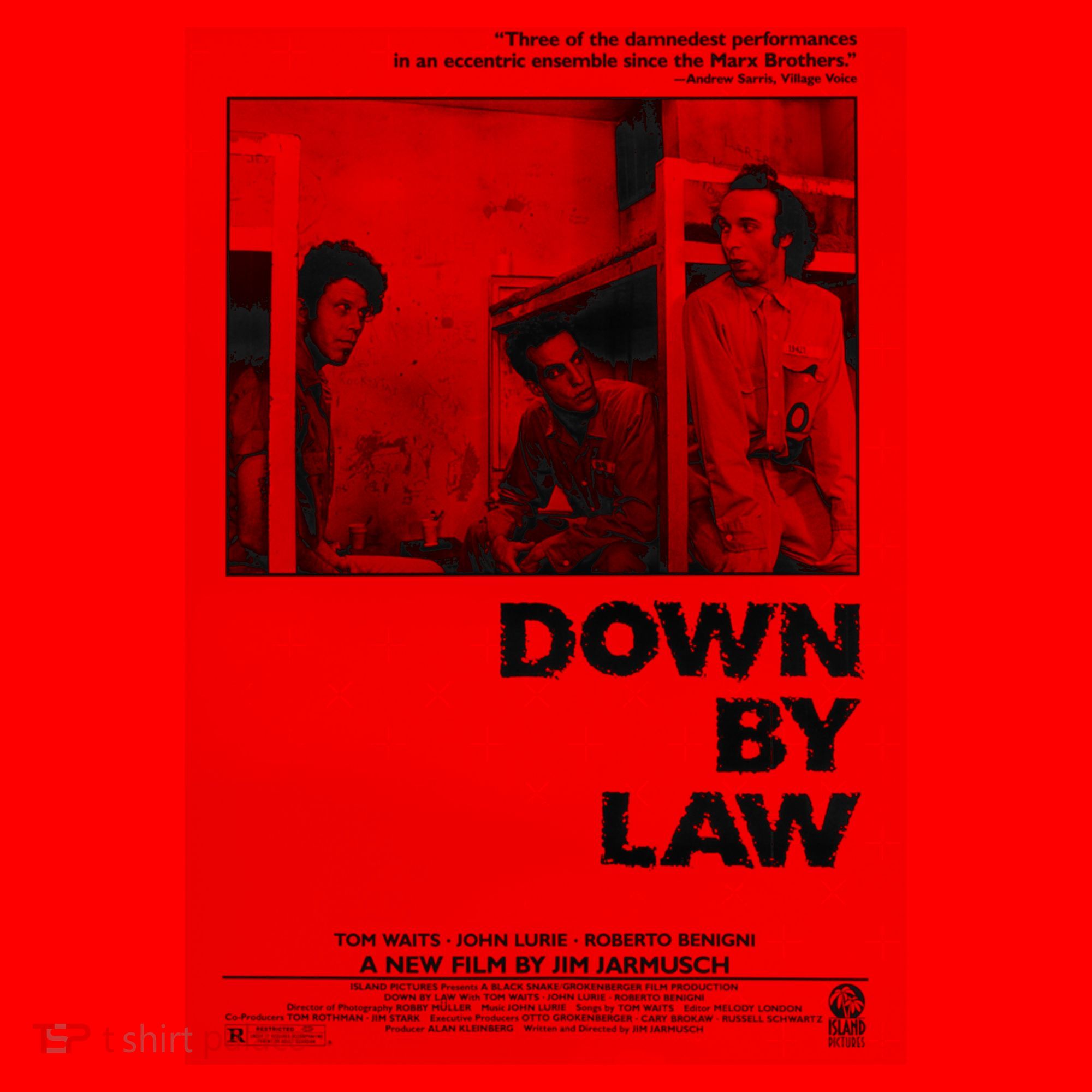 Down By Law Tribute Poster Santa Hat