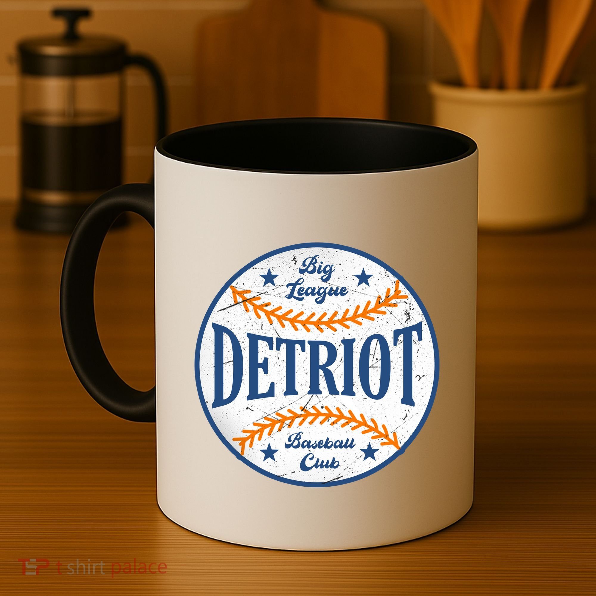 Detroit Big League Baseball Club Coffee Mug