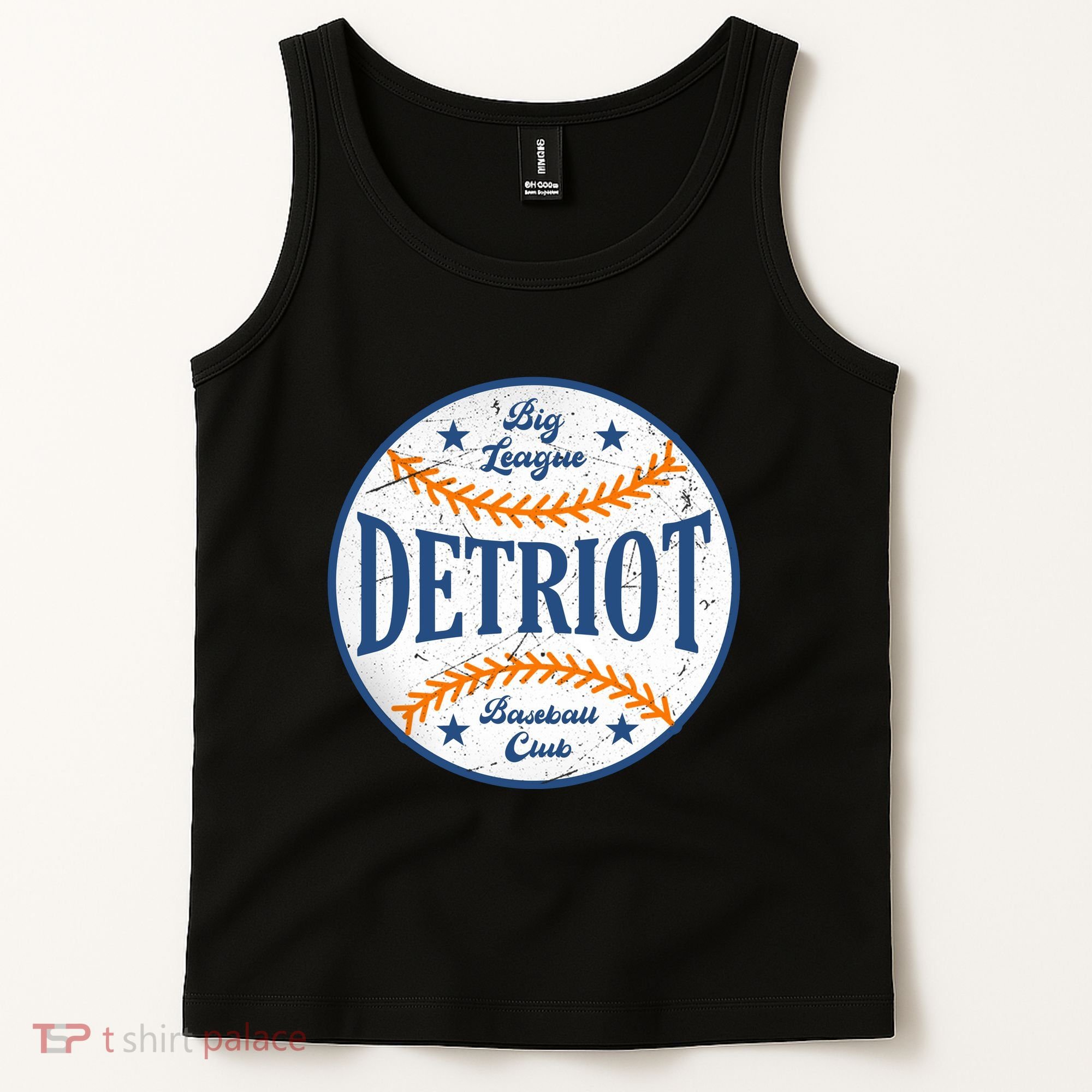 Detroit Big League Baseball Club Tank Top