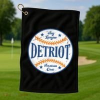 Detroit Big League Baseball Club Golf Towel thumb 1