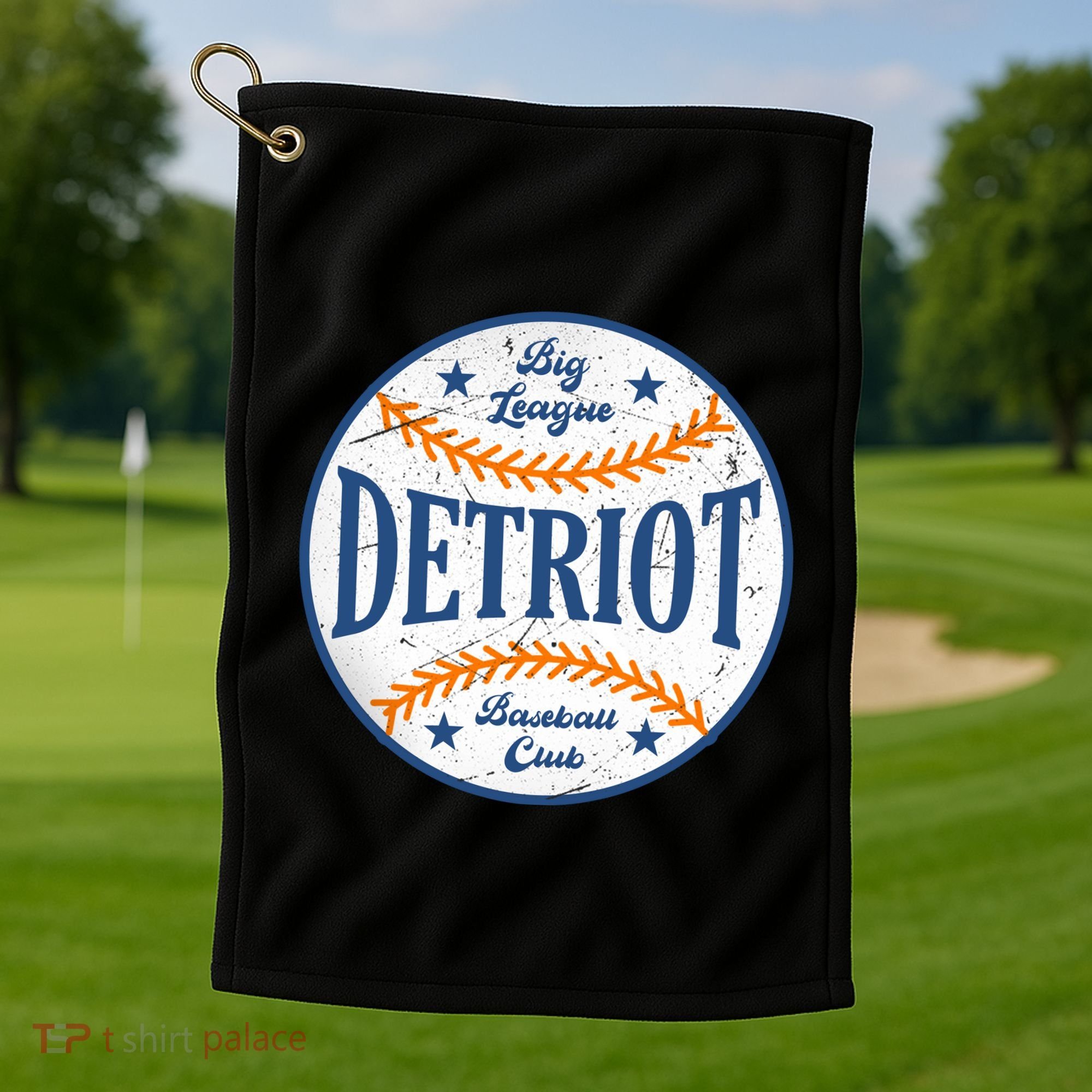 Detroit Big League Baseball Club Golf Towel