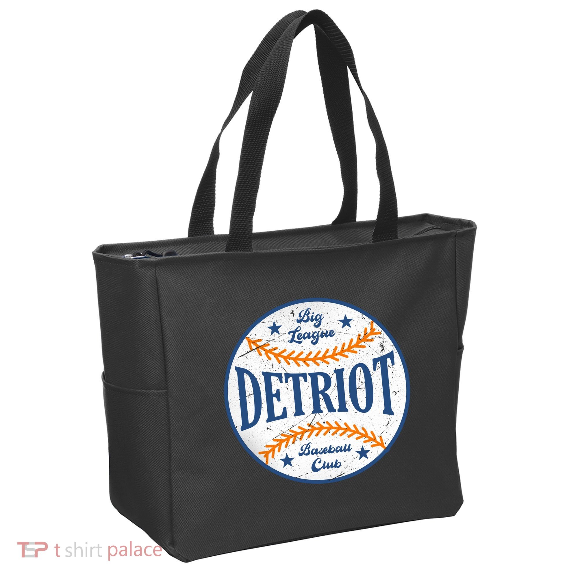 Detroit Big League Baseball Club Tote Bag