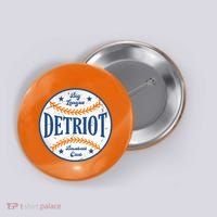 Detroit Big League Baseball Club Button thumb 0