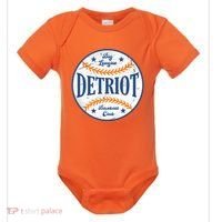 Detroit Big League Baseball Club Baby Bodysuit thumb 0