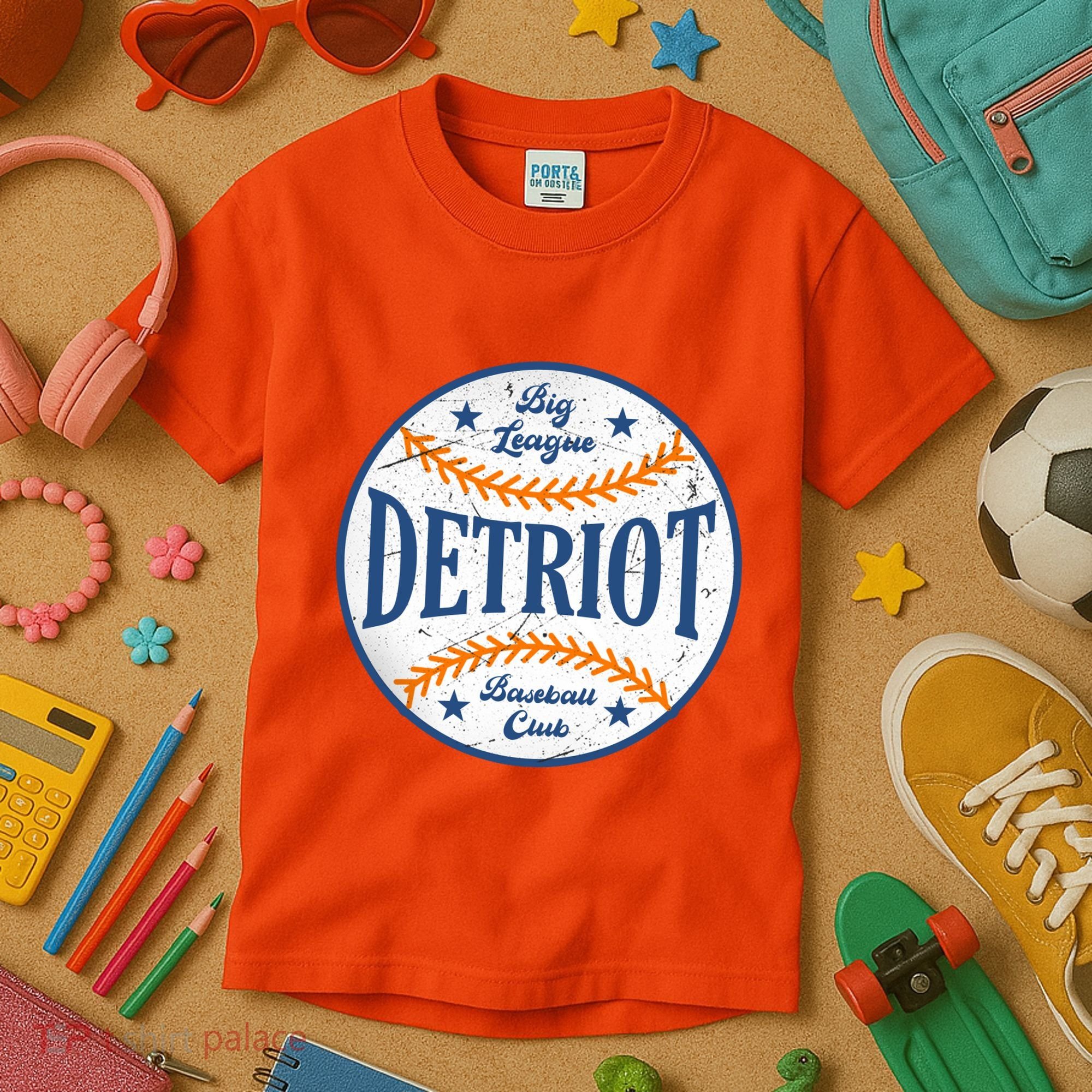 Detroit Big League Baseball Club Kids T-Shirt