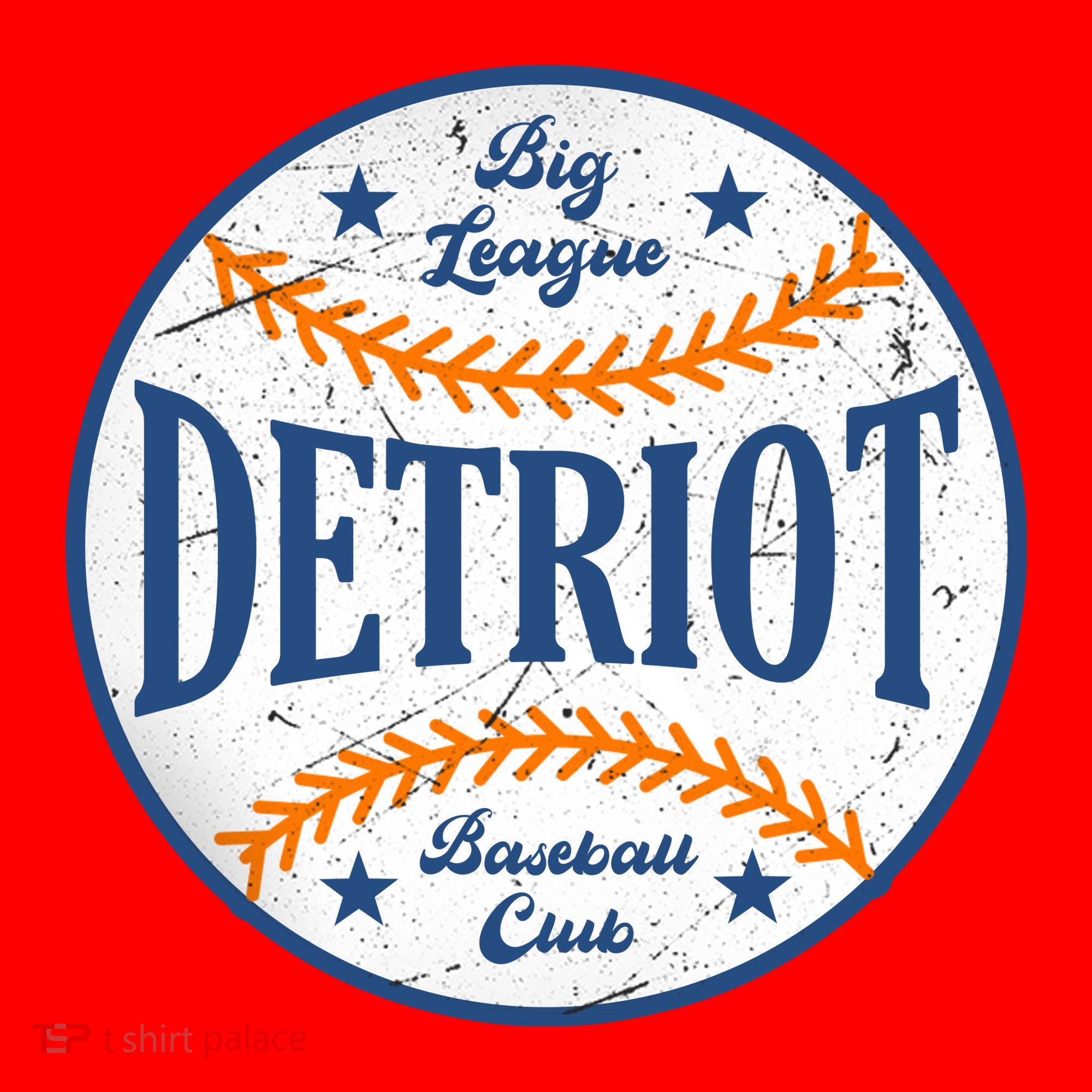Detroit Big League Baseball Club Santa Hat