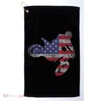 Dirt Bike Motocross Enduro Long Sleeve Golf Towel thumb 0