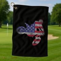Dirt Bike Motocross Enduro Long Sleeve Golf Towel thumb 1