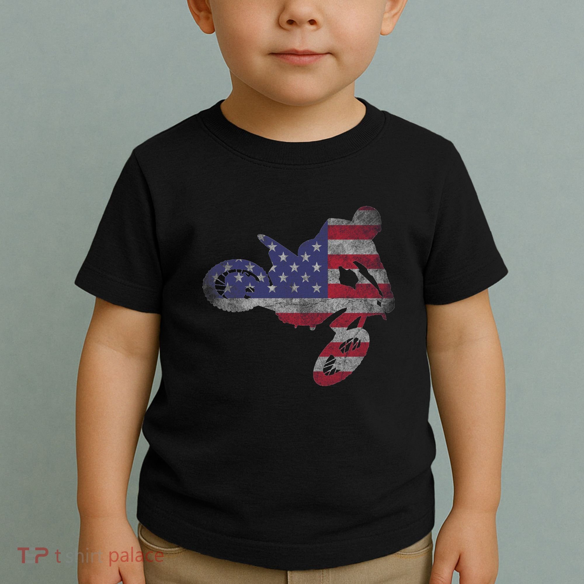 Dirt Bike Motocross Enduro Long Sleeve Toddler T-Shirt