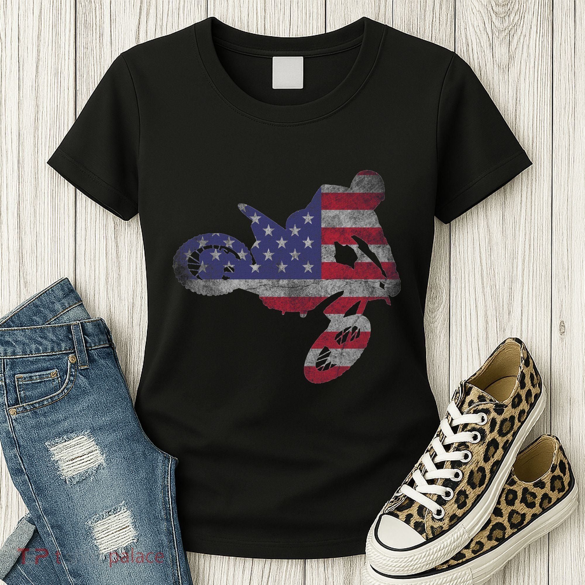 Dirt Bike Motocross Enduro Long Sleeve Women's T-Shirt