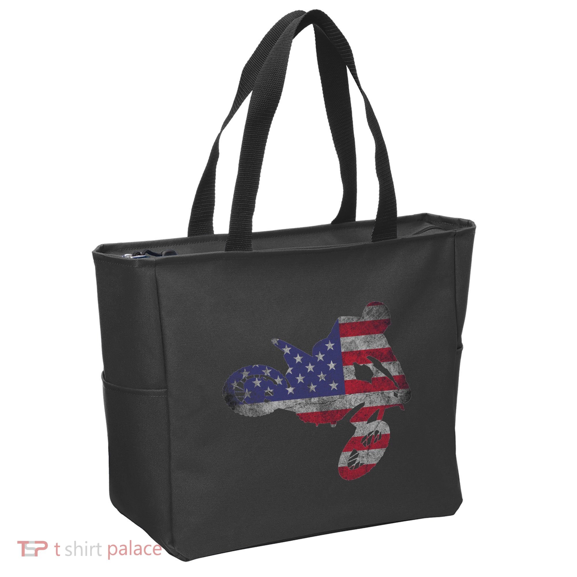 Dirt Bike Motocross Enduro Long Sleeve Tote Bag
