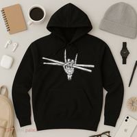 Drumsticks Band Music Drummer Percussion Player Hoodie thumb 3