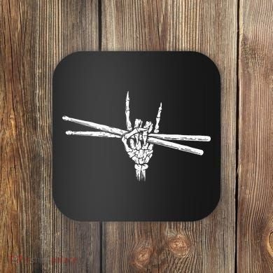 Drumsticks Band Music Drummer Percussion Player Coaster