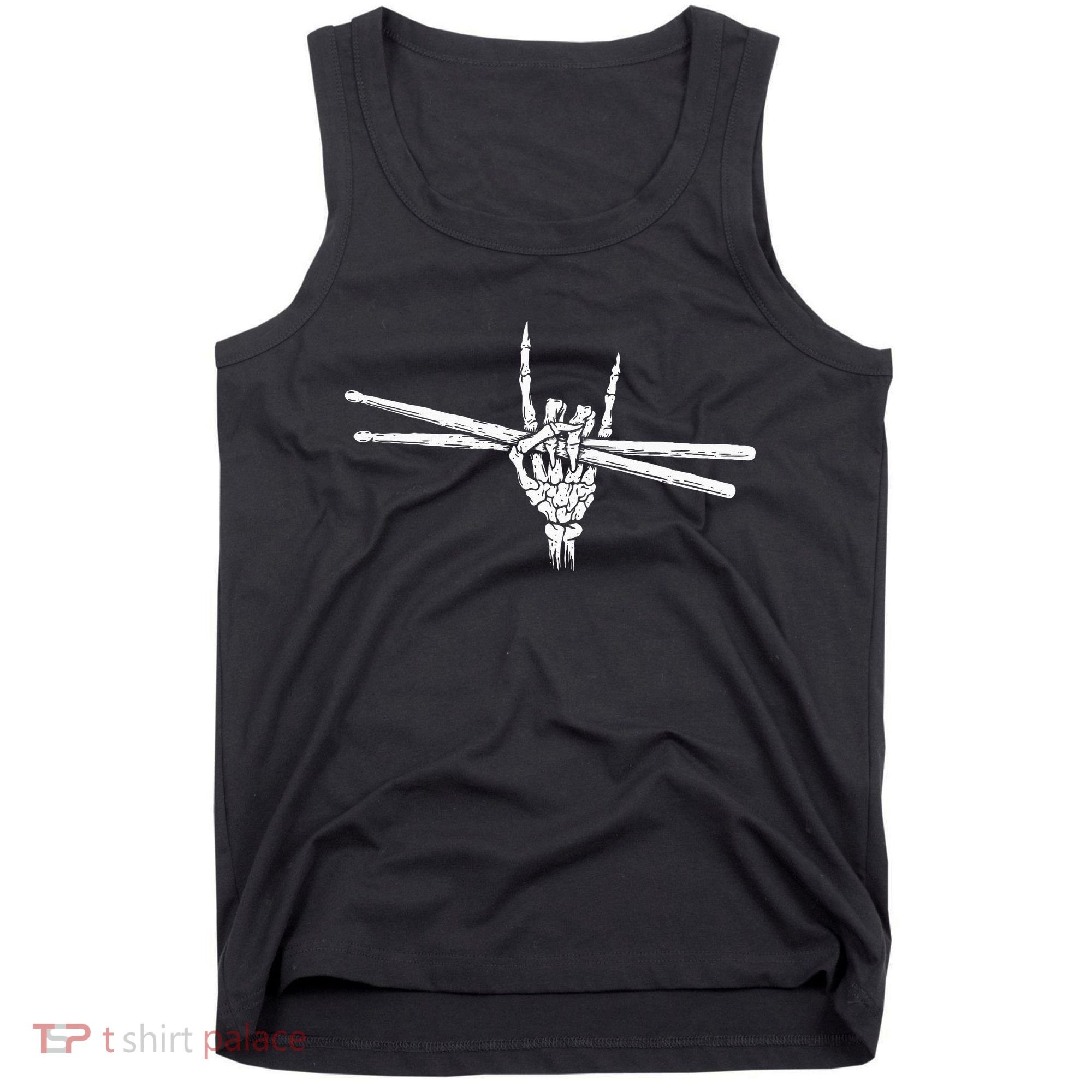 Drumsticks Band Music Drummer Percussion Player Tank Top