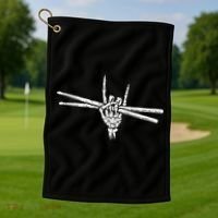 Drumsticks Band Music Drummer Percussion Player Golf Towel thumb 1
