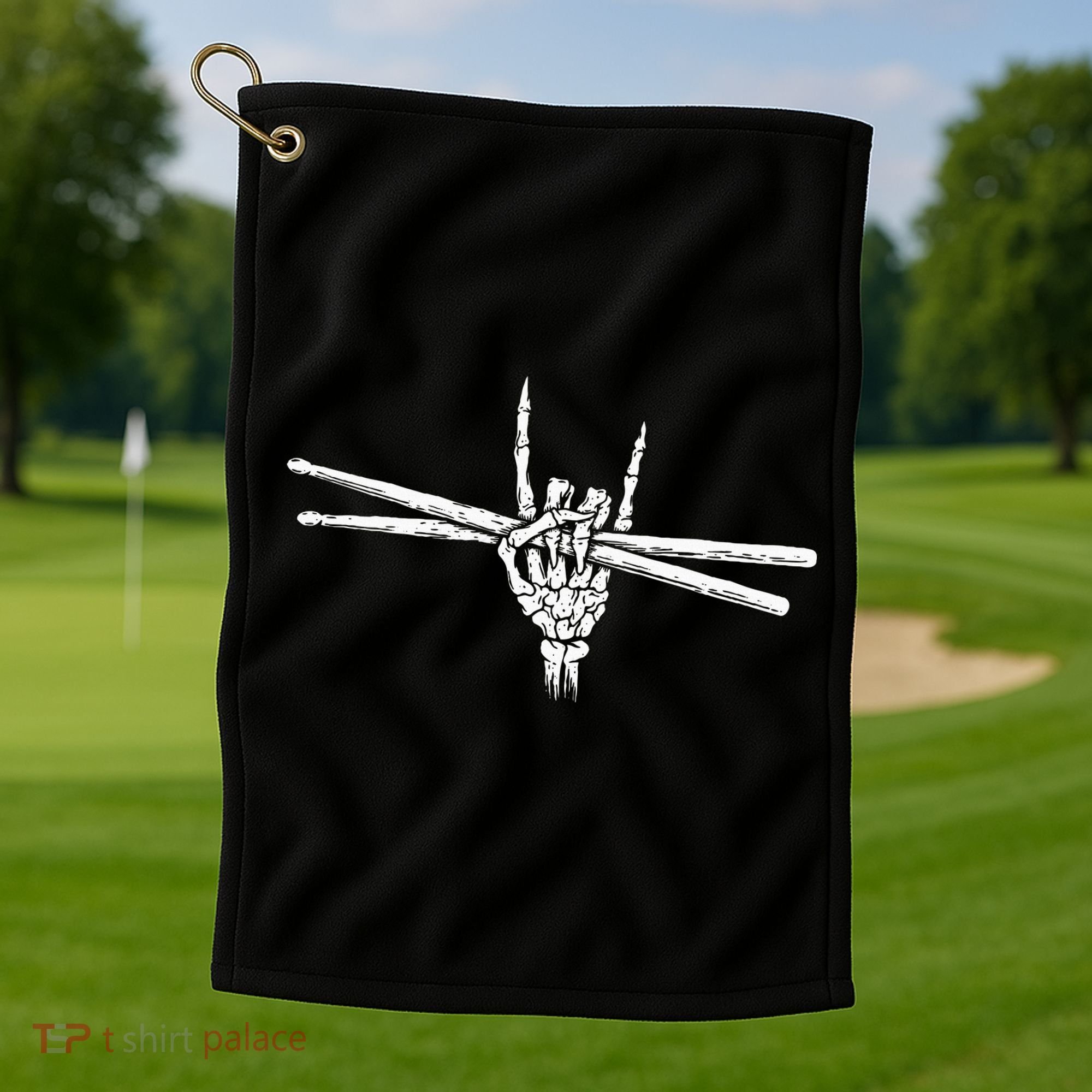 Drumsticks Band Music Drummer Percussion Player Golf Towel