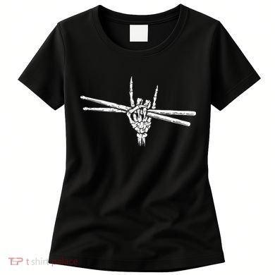 Drumsticks Band Music Drummer Percussion Player Women's T-Shirt