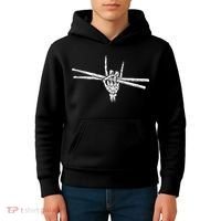 Drumsticks Band Music Drummer Percussion Player Kids Hoodie thumb 4