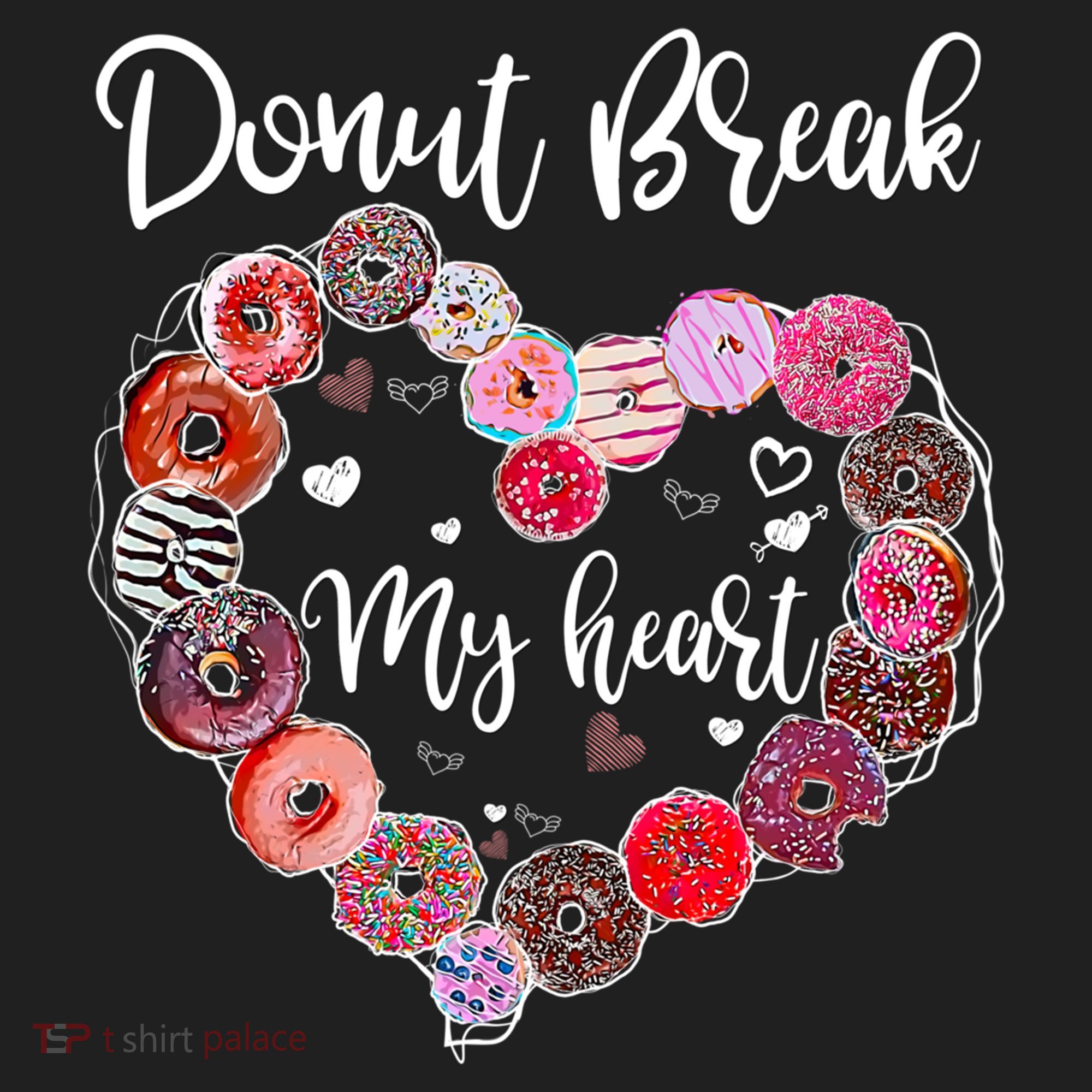 Donut Break My Heart Valentine's Day And For Donuts Great Gift Beanie