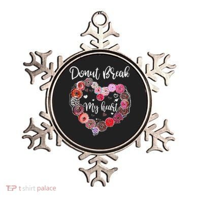 Donut Break My Heart Valentine's Day And For Donuts Great Gift Ornament