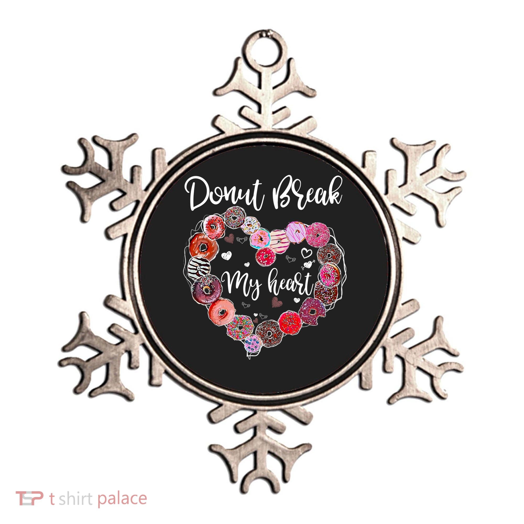 Donut Break My Heart Valentine's Day And For Donuts Great Gift Ornament