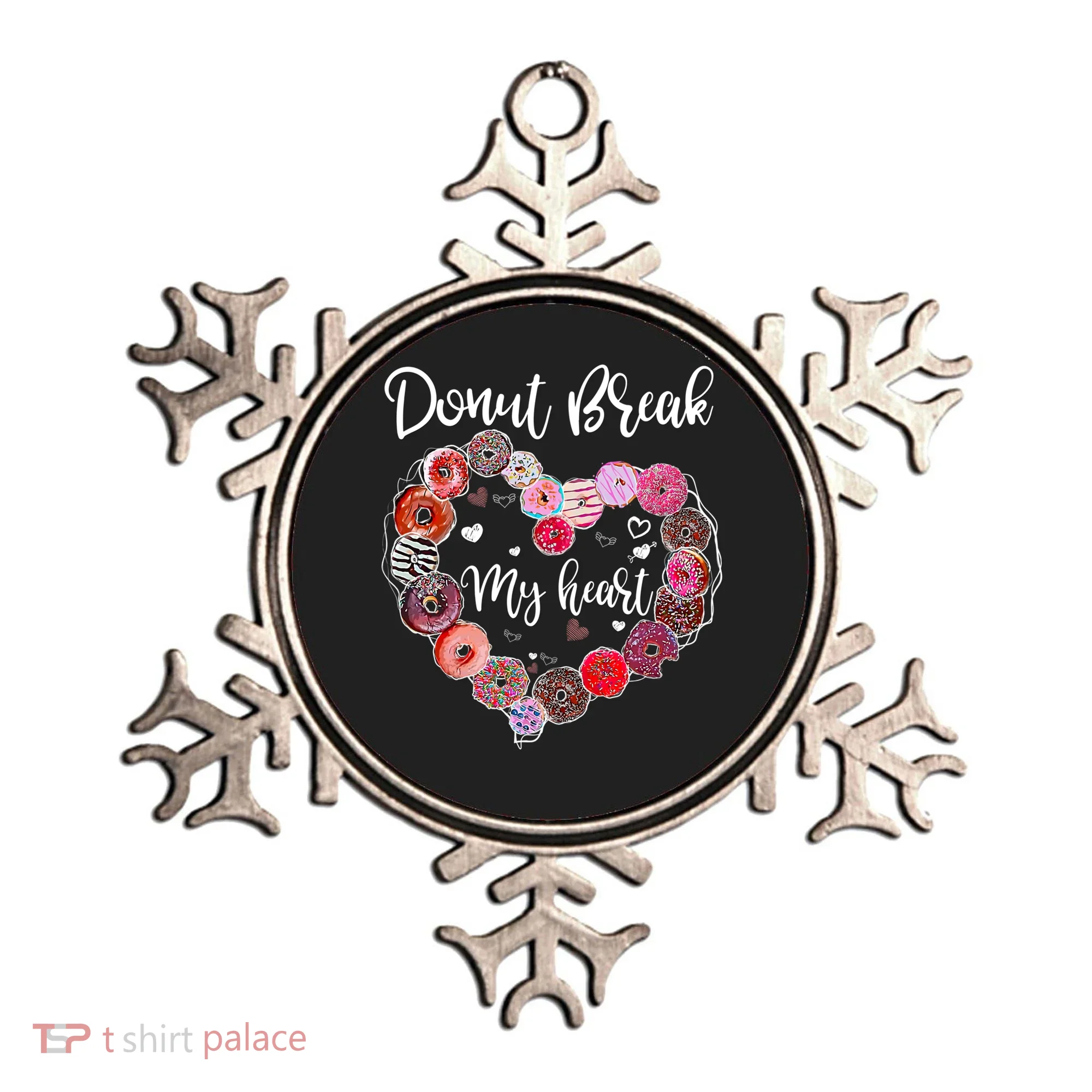 Donut Break My Heart Valentine's Day And For Donuts Great Gift Ornament