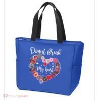 Donut Break My Heart Valentine's Day And For Donuts Great Gift Tote Bag thumb 3