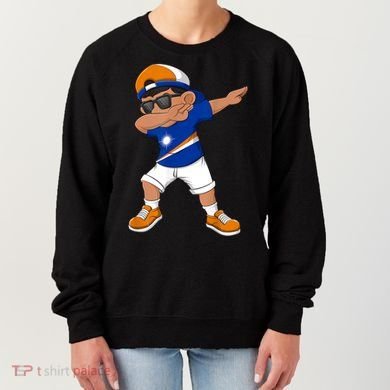 Dabbing Boy Marshall Islands Flag Dab Dance Women's Sweatshirt